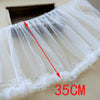 2 Yards x 35cm Width Cute Ruffled Floral Tulle Lace Trim with Beads