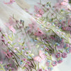 140cm Width x 95cm Length Symmetrical Fairy Floral and Butterfly Embroidery Lace Fabric