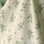 145cm Width Jarquard Vintage Branch Print Cotton Fabric