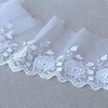 16cm Width x 3 Yards of Vivid Branch Floral Embroidery Tulle Lace Trim