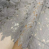 130cm Width x 95cm Length Hollow-out Feather and Leaf Pattern Lace Fabric
