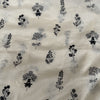 140cm Width x 95cm Length Floral Embroidery Ramie Fabric