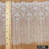 3 Yards x 17cm Width Vintage Floral Embroidery Lace Trim