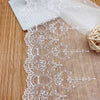 3 Yards x 17cm Width Vintage Floral Embroidery Lace Trim