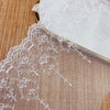 3 Yards x 17cm Width Vintage Floral Embroidery Lace Trim
