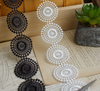 3 Yards x 3.5cm Width Geometric Circular Shape Circle Lace Ribbon