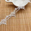 14 Yards Elegant Retro Lolita Floral Embroidery Beads-like Necklace Lace Ribbon