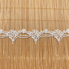 14 Yards Elegant Retro Lolita Floral Embroidery Beads-like Necklace Lace Ribbon