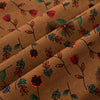 148cm Width x 95cm Length Vintage Flower Pattern Print Cotton Fabric