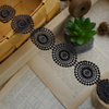 3 Yards x 3.5cm Width Geometric Circular Shape Circle Lace Ribbon