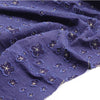 170cm Width x 95cm Length Plum Blossom Jacquard Applique Sytle Denim Fabric