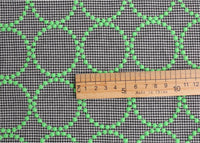 125cm 円形パターン刺繍ポリエステルコットン キロ 鳥生