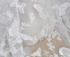 130cm Width 3D Butterfly Floral Embroidery Lace Fabric