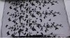 130cm Width 3D Butterfly Floral Embroidery Lace Fabric