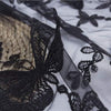 130cm Width 3D Butterfly Floral Embroidery Lace Fabric