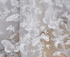 130cm Width 3D Butterfly Floral Embroidery Lace Fabric