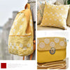 120cm Width x 95cm Length Retro Leaf Embroidery Cotton Linen Fabric