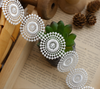 3 Yards x 3.5cm Width Geometric Circular Shape Circle Lace Ribbon