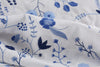 125cm Width x 95cm Length Botanical Branch Floral Embroidery  Cotton Mix Fabric