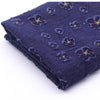 170cm Width x 95cm Length Plum Blossom Jacquard Applique Sytle Denim Fabric