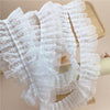 5 Yards x 5cm Width 2-layer Lolita Ruffled Lace Trim