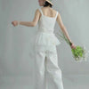 2 Yards of 18cm Width 2-Layer Soft Frill RuffledLace Fabric Trim