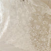 125cm Width x 90cm Length Designer Sequined Floral Embroidery Wedding Bridal Lace Fabric