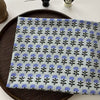 148cm Width x 95cm Length Blue Branch Floral Print Cotton Fabric