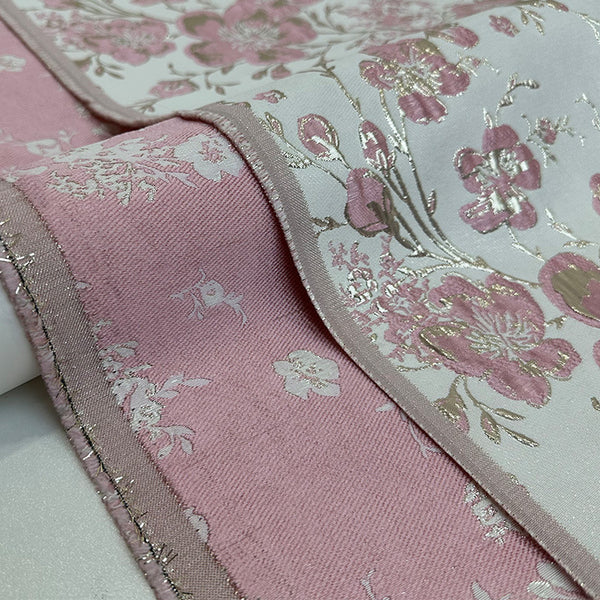 150cm Width x 95cm Length  Royal Golden ranch  Floral Jacquard Fabric