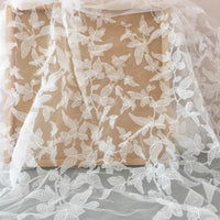 135cm Width x 95cm Length Premium Vine Leaf Embroidery Wedding Lace Fabric