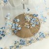 140cm Width x 95cm Length Retro Branch Floral Embroidery Lace Fabric
