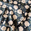 150cm Width x 95cm Length Star Space and Peony Floral Print Cotton Fabric