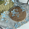 140cm Width x 95cm Length Retro Branch Floral Embroidery Lace Fabric