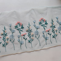 3 Yards Premium Floral Embroidery Lace Fabric Trim
