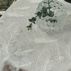 130cm Width x 95cm Length 3D Feather Embroidery Cotton Fabric