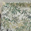 152cm Width x 95cm Length Green Bamboo and Panda with Golden Line Jacquard Fabric
