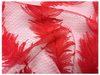 130cm Width x 95cm Length Feather Pattern Embroidery Lace Fabric
