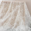 150cm Width x 95cm Length Leaf Embroidery Lace Fabric