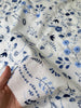 125cm Width x 95cm Length Botanical Branch Floral Embroidery  Cotton Mix Fabric