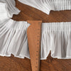 3 Yards x 10cm Width Premium Ruffled Pleated Chiffon Lace fabric Trim