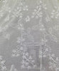 130cm Width x 90cm Length 3D Vine Floral Embroidery Linen Cotton Lace Fabric