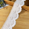 Vintage Floral Embroidery Eyelet Cotton Lace fabric Trim