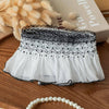 2 Yards x 10cm Width Romantic  Contrast Ruffled Pleated lace fabric trim