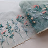 3 Yards Premium Floral Embroidery Lace Fabric Trim
