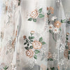 130cm Width x 95cm Length Branch Floral Embroidery Lace Fabric
