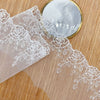 3 Yards x 11cm Width Vine and Branch Flower Embroidery Lace Trim