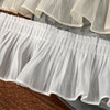 3 Yards x 10cm Width Premium Ruffled Pleated Chiffon Lace fabric Trim
