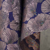 160cm Width x 95cm Length Premium Contrast Floral  and Blue Jacquard Fabric