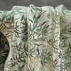 152cm Width x 95cm Length Green Bamboo and Panda with Golden Line Jacquard Fabric