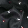 125cm Width x 95cm Length Branch Floral Embroidery Wool Mix Fabric